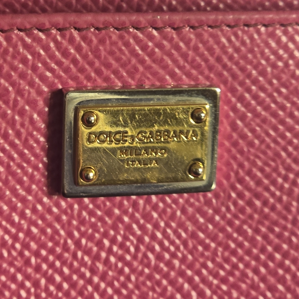 Dolce and Gabbana Large Dauphine calfskin card holder wallet - Picture 3 of 12